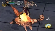 Kratos batallando contra Minotauros Soldados (VI).