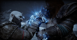 Theory: Kratos gets mjolnir, gives it to the brothers, they give it a long  handle, Kratos gets lightning sledgehammer. : r/GodofWar