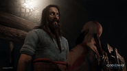 Kratos with Tyr.