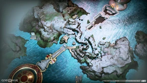 Closeup of the map of Alfheim.