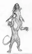 Concept art of Artemis Sphinx.