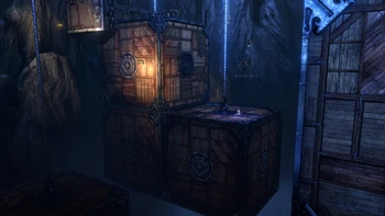 Los bloques del Laberinto en las Cavernas del Olimpo.