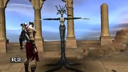 Unusued character model of Medusa in God of War