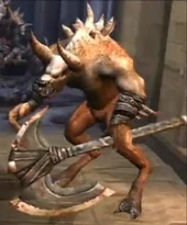 El Minotauro en God of War.