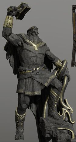 Odin God of War Statue