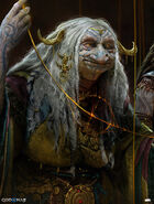 Final design of Urd in God of War: Ragnarök.