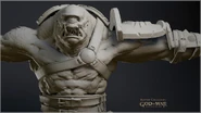 Close-up: Armored Cyclops (God of War: Ascension)