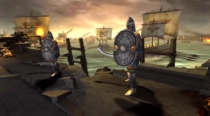 Dos Guerreros Persas en las .