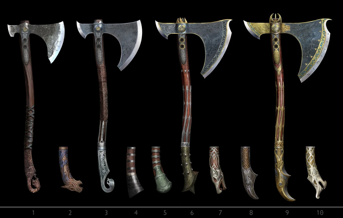 Pomos del Hacha Leviatán God of War Wiki Fandom