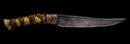 Concept art of Atreus' knife