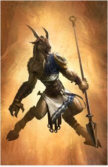 Spear Satyr (GoW A) Concept Art HD