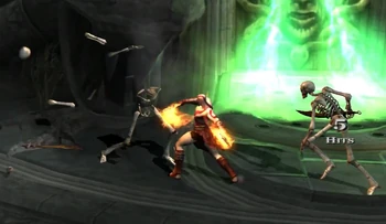 Kratos contra los Restos Malditos (III).