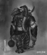 Elephantaur with mace concept art.jpg (107 KB) Elephantaur concept art (God of War: Ascension)