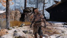 Baldur in Kratos' hut