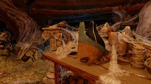 A pschent, the crown of pharaohs.