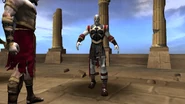 God of War character graveyard version