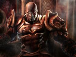 God of War 2 Kratos con armadura