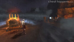 Shade archers about to shoot Kratos