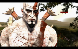 Kratos after battle