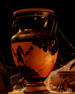 Kratos on Greek Vase