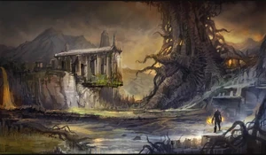Diseño conceptual de las Ruinas de los Olvidados.