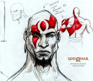 Concept Art of Kratos.