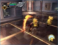 Shieled Legionnaires battle area