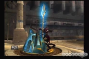 Poseidon's Trident in God of War.