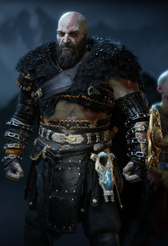 God of War Ragnarok Kratos Cosplay Costume Top Level