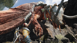 Kratos frente al cadáver de Dagsetr