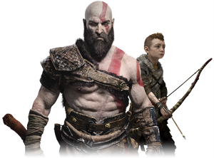 Gow 2018 kratos and atreus