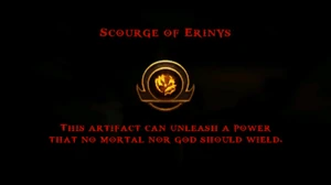 The Scourge of Erinys in God of War: Ghost of Sparta.