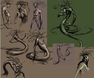 Concept Art of Medusa.
