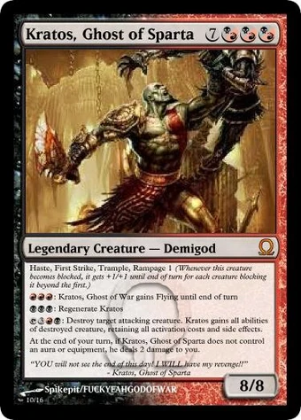 User blog:Spikepit/God of War comes to Magic the Gathering! | God of War  Wiki | Fandom