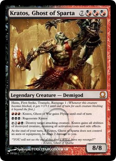 User blog:Spikepit/God of War comes to Magic the Gathering! | God 