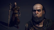 In-game model: The Oracle Seeker (God of War: Ascension)