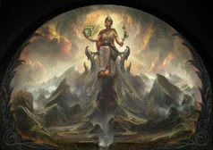 Murale, presente nel tempio di Delfi, che raffigura l'oracolo Aletheia.