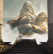 Statue of Zeus in GoW: Ascension multiplayer.