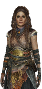 Freya as she appears in God of War: Ragnarök.