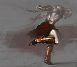 Kratos con las Botas de Hermes