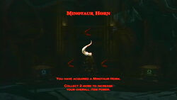 Minotaur horns