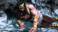 Poseidone ferito dopo scontro kratos gaia