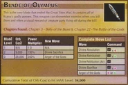 Blade of Olympus powers