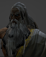 Zeus' Character Model in God of War II (Close-up)