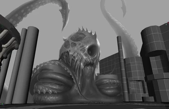 Diseño conceptual descartado del Kraken (II).