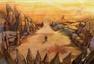 Concept Art of Desert of Lost Souls.