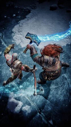 God of War Ragnarok Player Makes Incredible Fan Art Featuring Kratos and  Thor