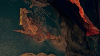 Hidden death mural