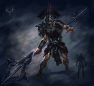 Diseño descartado de un Gigante para God of War: Ascension (I).