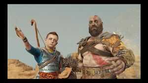 Kratos e Atreus em Jotunheim